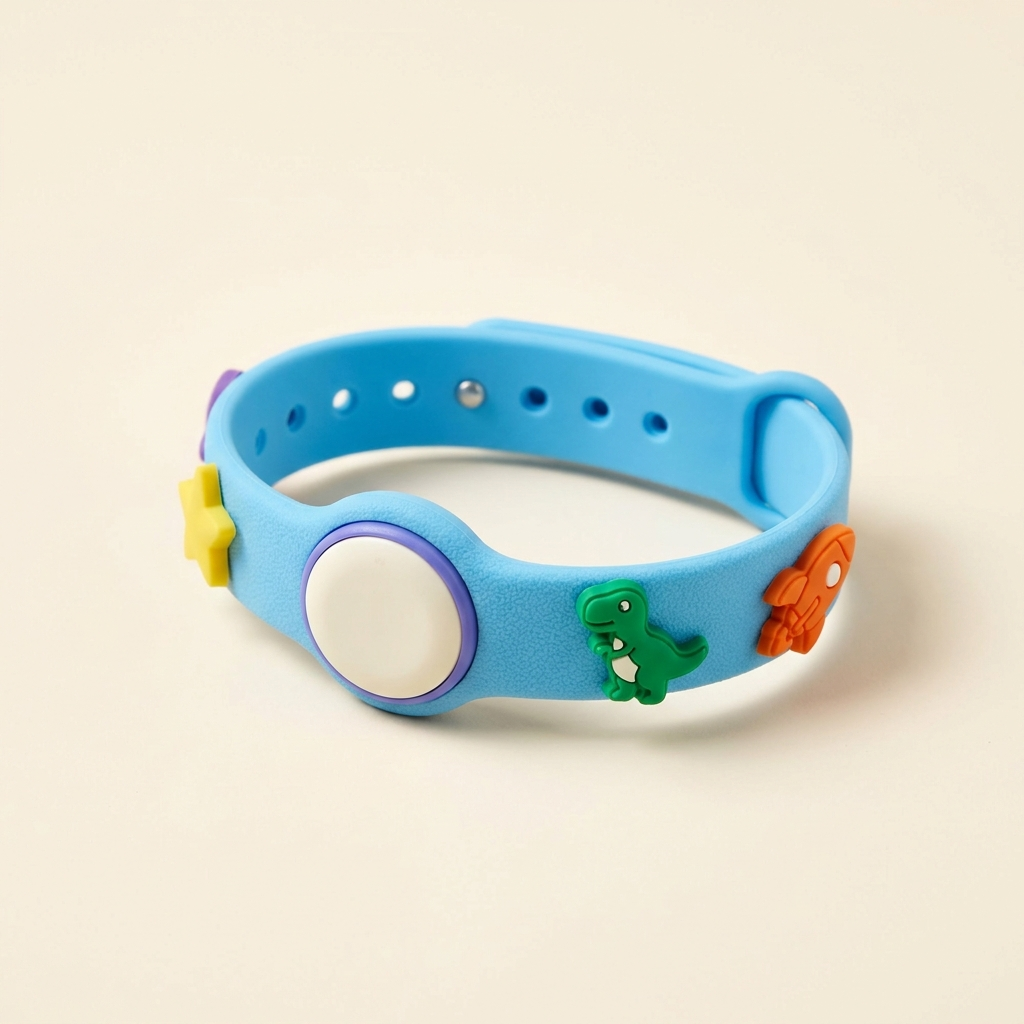 Be Closer Band kids GPS bracelet in Sky Blue